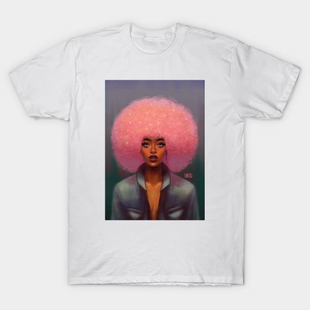 Pink wig new arrivals t shirts